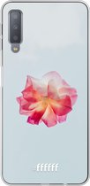 Samsung Galaxy A7 (2018) Hoesje Transparant TPU Case - Rouge Floweret #ffffff