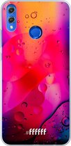 Honor 8X Hoesje Transparant TPU Case - Colour Bokeh #ffffff