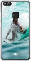 Huawei P10 Lite Hoesje Transparant TPU Case - Boy Surfing #ffffff