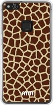 Huawei P10 Lite Hoesje Transparant TPU Case - Giraffe Print #ffffff