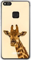 6F hoesje - geschikt voor Huawei P10 Lite -  Transparant TPU Case - Giraffe #ffffff