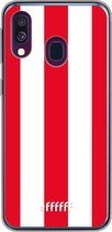 Samsung Galaxy A40 Hoesje Transparant TPU Case - Sparta Rotterdam #ffffff