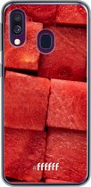 Samsung Galaxy A40 Hoesje Transparant TPU Case - Sweet Melon #ffffff