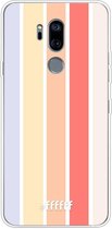 LG G7 ThinQ Hoesje Transparant TPU Case - Vertical Pastel Party #ffffff