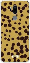 LG G7 ThinQ Hoesje Transparant TPU Case - Cheetah Print #ffffff