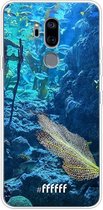 LG G7 ThinQ Hoesje Transparant TPU Case - Coral Reef #ffffff