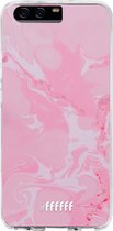 Huawei P10 Hoesje Transparant TPU Case - Pink Sync #ffffff