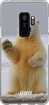 Samsung Galaxy S9 Plus Hoesje Transparant TPU Case - Polar Bear #ffffff