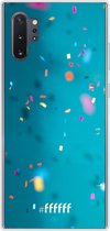 Samsung Galaxy Note 10 Plus Hoesje Transparant TPU Case - Confetti #ffffff