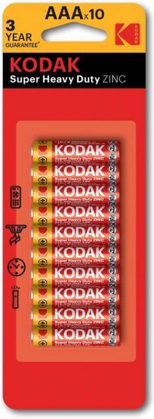 Kodak Extra Heavy Duty Batterijen - 60 stuks - AAA