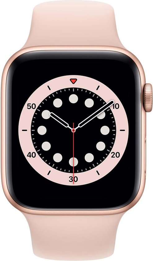 Apple Watch Series 6 - Smartwatch dames - 44 mm - Goudkleurig