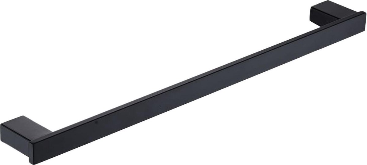 Mawialux enkele handdoekhouder - 60x7cm - Mat zwart - ML-ACS-3-8911-MZ