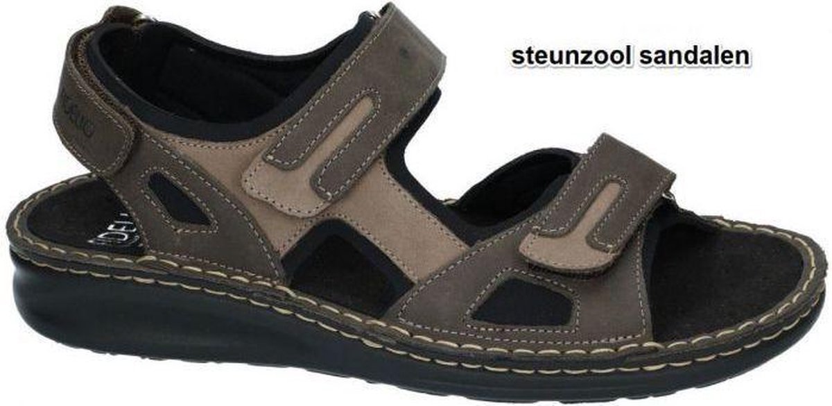 Fidelio Hallux -Heren - bruin - sandalen - maat 46