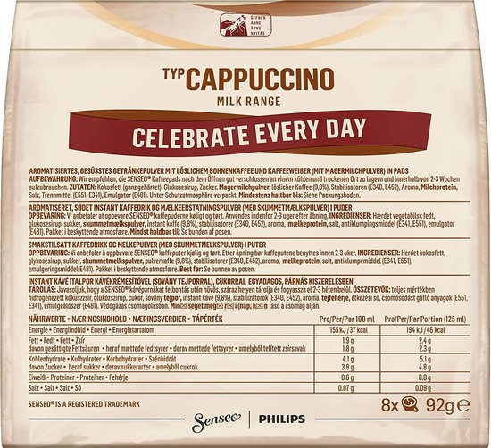 SenseoCappuccino8pads
