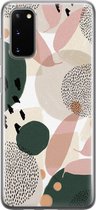 Leuke Telefoonhoesjes - Hoesje geschikt voor Samsung Galaxy S20 - Abstract print - Soft case - TPU - Print / Illustratie - Multi