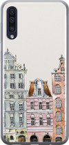 Leuke Telefoonhoesjes - Hoesje geschikt voor Samsung Galaxy A50 - Grachtenpandjes - Soft case - TPU - Print / Illustratie - Multi