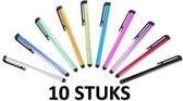 cadeau idee! | 10 stylus pennen mix verschillende kleuren voor Tablet, Smartphone en pc
