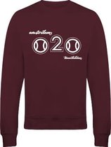 Tennis sweater - 020 Amsterdam tennishelden (bordeaux)