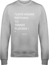 Organic dames tennis sweater - Love means...!