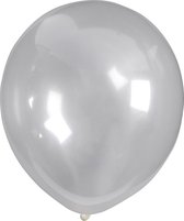 Ballonnen, rond, d 23 cm, transparant, 10 stuk/ 1 doos