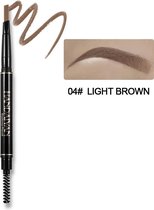 Joya Beauty Microblade Extra Fijne Wenkbrauw pen met borstel | Microblade Pen | Microblading Eyebrow Tattoo Pen | Waterproof Tattoo Wenkbrauw Pen |Kleur 4: Licht Bruin