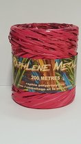 Krullint Raffia Metaal Rose 200 meter (1 rol)