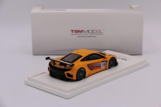 De 1:43 Diecast Mofdelcar van de McLaren MP4-12C GT3 #59 presentatie Car 2011.The fabrikant van het schaalmodel is Truescale Miniatures. - TrueScale Miniatures