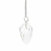 Pendel Edelsteen Bergkristal Diamant Geslepen