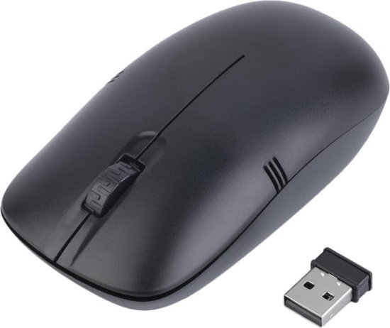 Draadloze muis met nano-ontvanger Gaming muis voor Computer PC Laptop Desktop... bol.com