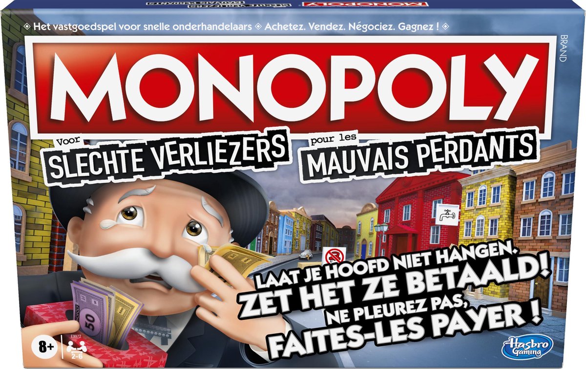 Monopoly Slechte Verliezers - Belgische Editie | Games | bol.com