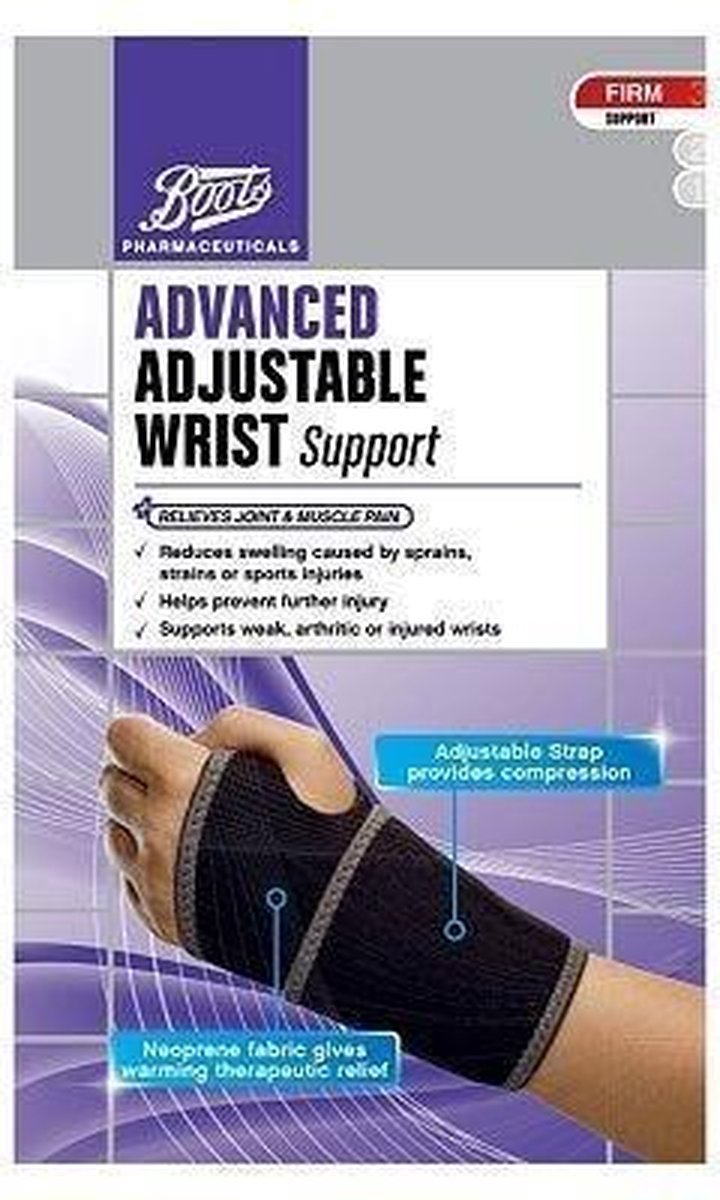 Boots Pharmaceuticals Advanced Adjustable Wrist Support