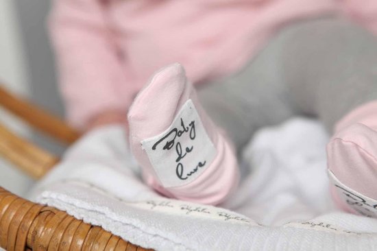 Baby de Luxe Baby sokjes roze 0-3 mnd - Baby de Luxe