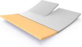 Premium Split topper - Topdek Split matras - Split Topper Traagschuim Nasa Visco - 7 cm - 160x210