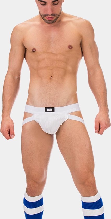Barcode Berlin Cosme Jockstrap Blanc - String Sexy Et Confortable Pour Homme