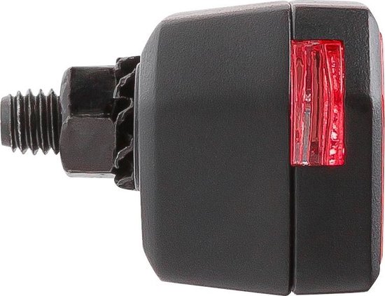 AXA Juno E‑bike Achterlicht - LED Fietsverlichting - 6–12V - 500 m Zichtbaarheid - Zijzichtverlichting - Geïntegreerde Reflector - 80 mm Montage - Rood — afbeelding 2