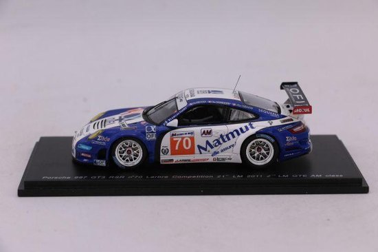 Modellino auto scala 1:43 Spark Model PORSCHE 997 GT3 N.21 18th