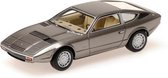 The 1:43 Diecast Modelcar of the Maserati Khamsin of 1977 in Grey Metallic. This scalemodel is limited by 500pcs.The manufacturer is Minichamps.This model is only online available