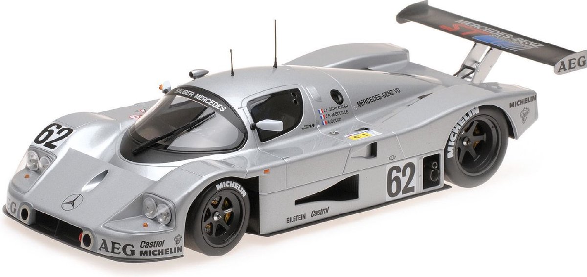 Maquette Sauber C9 #63 - Vainqueur Des 24H Du Mans 1989 - Échelle 1/43 - Occasion En Excellent état