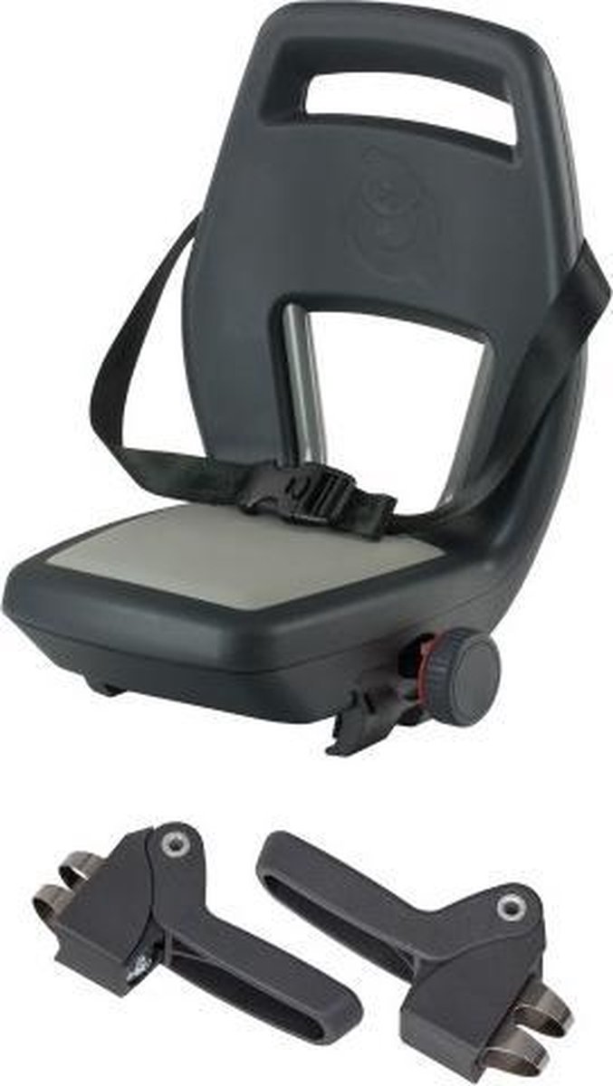 Qibbel 6+ Junior Fietsstoeltje Achter - Antraciet | bol.com
