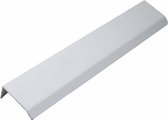Handgreep Wit - Kastgreep - Plat Opliggend 4,5 CM. - 2 Stuks - Ladegreep - Meubelgreep