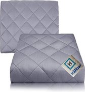 Hållbar -  duurzaam - verzwaringsdeken 9 kg - antraciet - grijs - oplossing slaapprobleem - verzwaarde deken - oeko tex gecertificeerd - weighted blanket - kalmeringsdeken - slapeloosheid - a