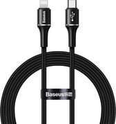 Baseus – USB C - Lightning - Oplaadkabel – Telefoonkabel – Datakabel – Kabel - Apple – iPhone – iPad – Dubbele Led Indicatie.