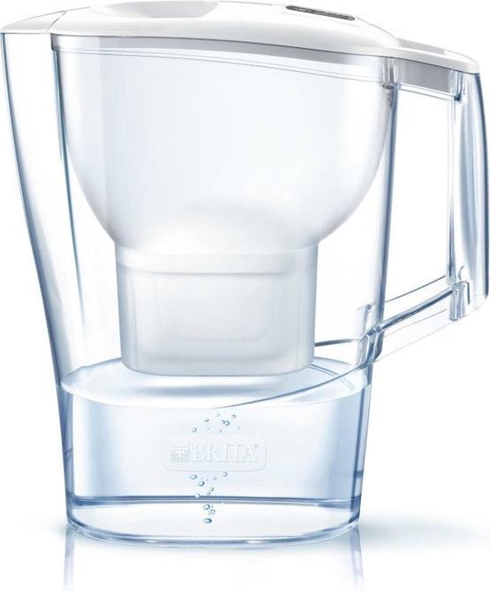 Bol.com BRITA fill&enjoy Aluna Cool Waterfilterkan - 2,4 Liter - Wit aanbieding