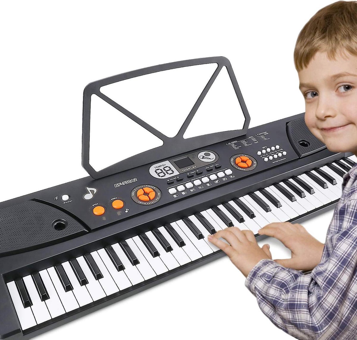 Piano électrique - 61 touches - Clavier de piano - Portable - Pour les  Enfants -... | bol