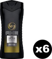 AXE Bodywash Gold Temptation With Spicy Kick - Verleidelijk Zoet - 250ml x 6