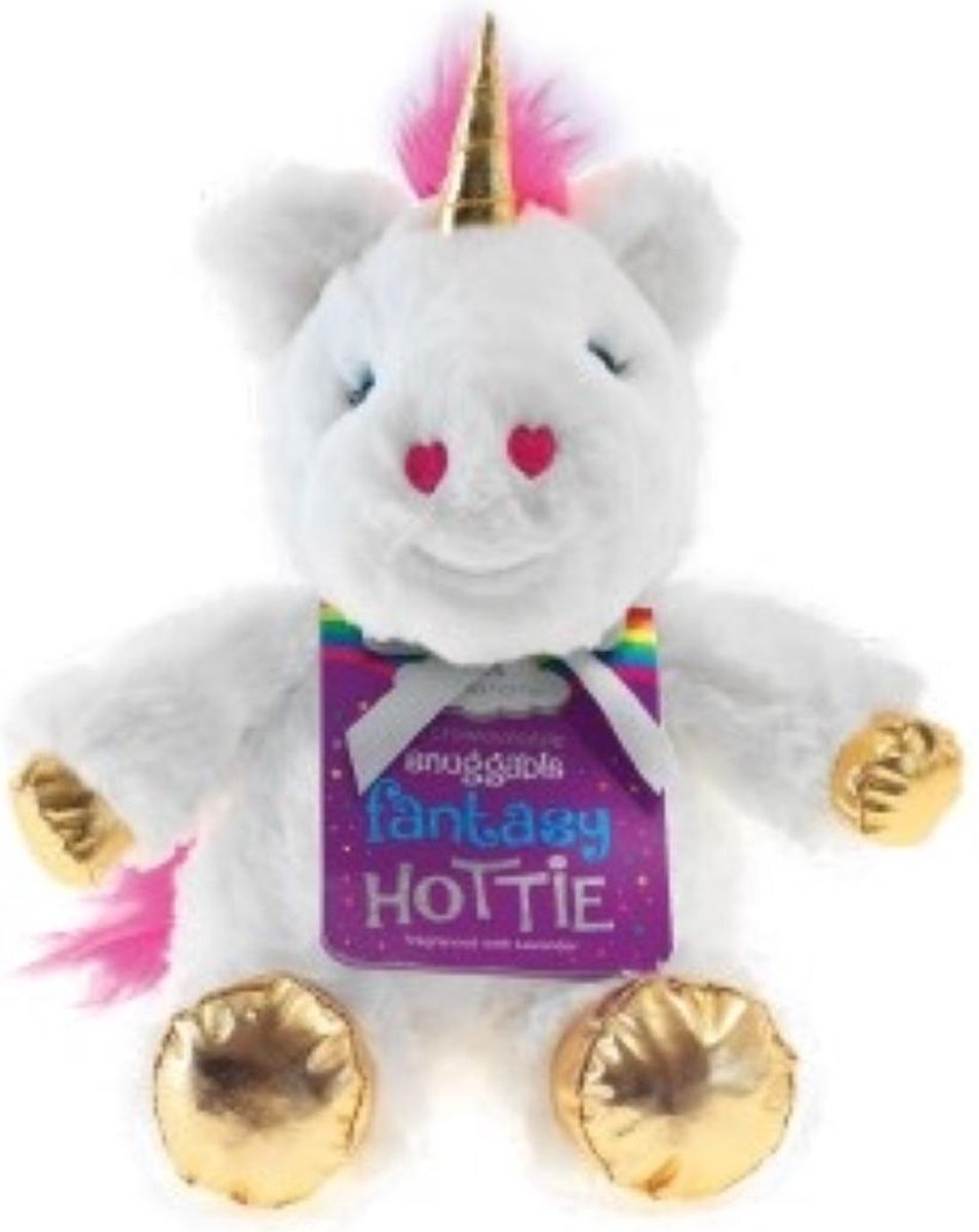 Goedkoopste DREAMY HOTTIE WHITE UNICORN - warmte knuffel - warmies