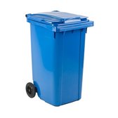 Bol.com Mini Container - 240 liter Blauw - Kliko Afval Container 240liter - Afvalbak 240l aanbieding