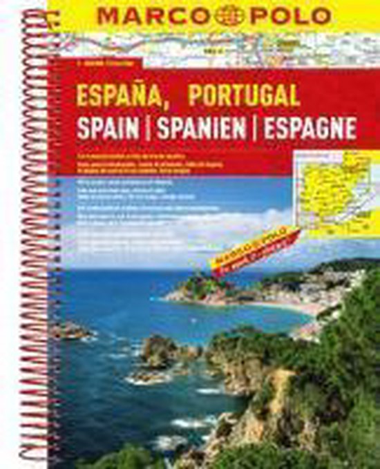 Cover van het boek 'Spanien, Portugal Reiseatlanten' van Marco Polo