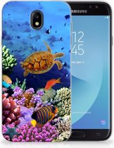 Geschikt voor Samsung Galaxy J7 2017 | J7 Pro TPU siliconen Hoesje Design Vissen