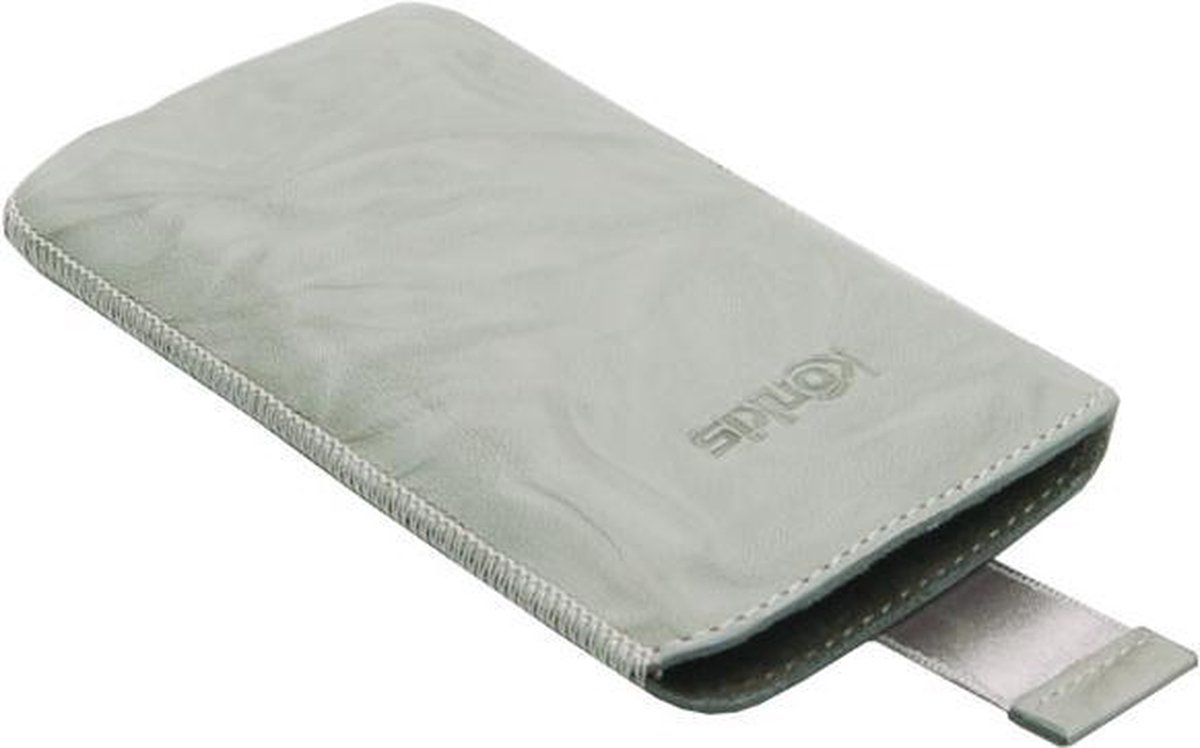Konkis Genuine Leather Case Apple iPhone 4 Washed Ice Grey